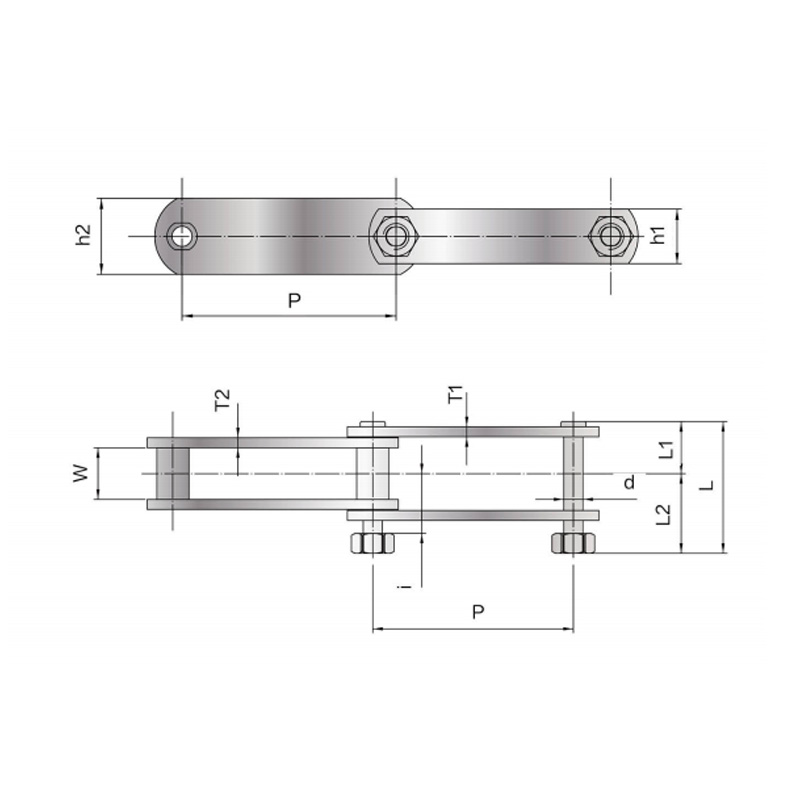 Xích băng tải inox HSS HSC SAV