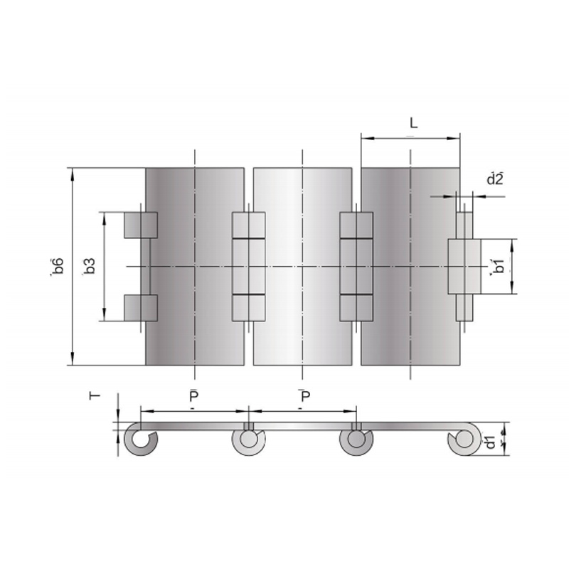 Dây chuyền băng tải đỉnh phẳng