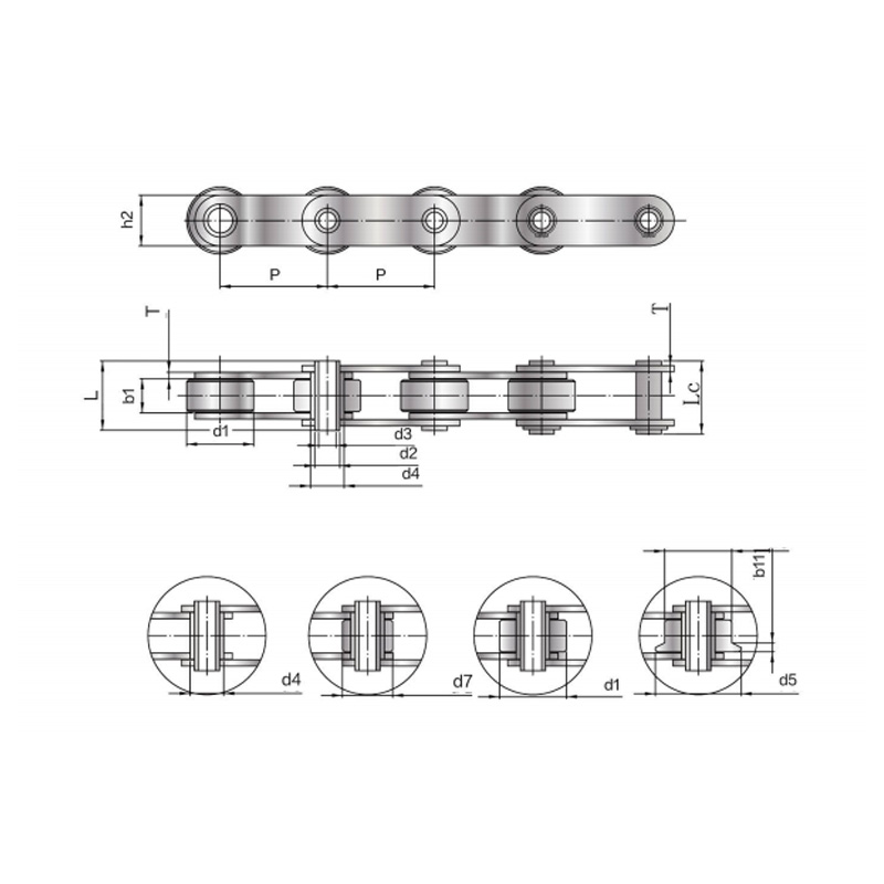 Xích băng tải chốt rỗng ( MC Series)